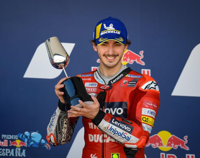 Francesco Bagnaia meraih podium kedua di MotoGP Spanyol 2021