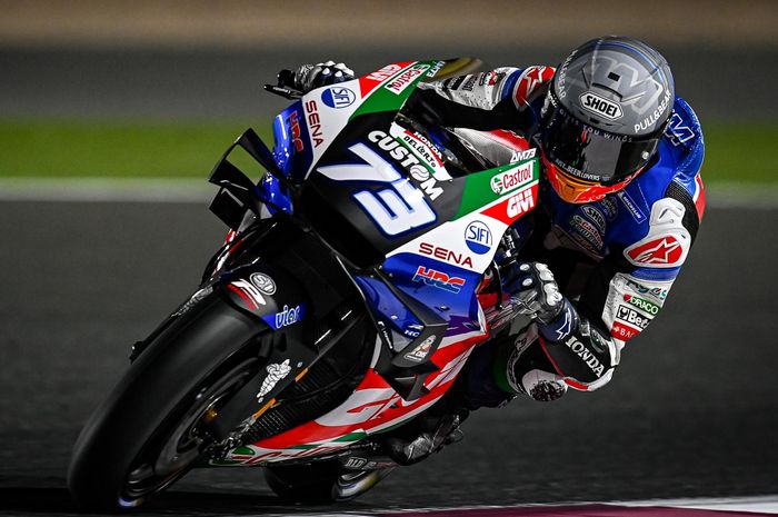 Alami patah tulang kaki kanan, Alex Marquez absen di hari terakhir tes pramusim MotoGP 2021 di sirkuit Losail, Qatar?