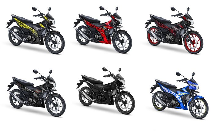 Pilihan warna Suzuki Satria F150 FI