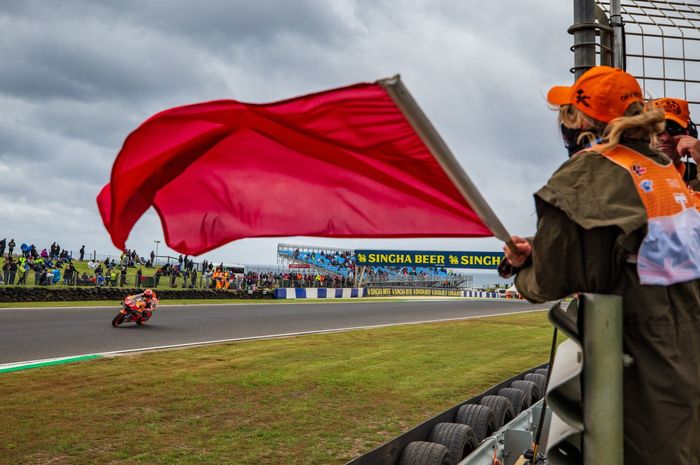 MotoGP ubah aturan soal posisi pembalap saat red flag