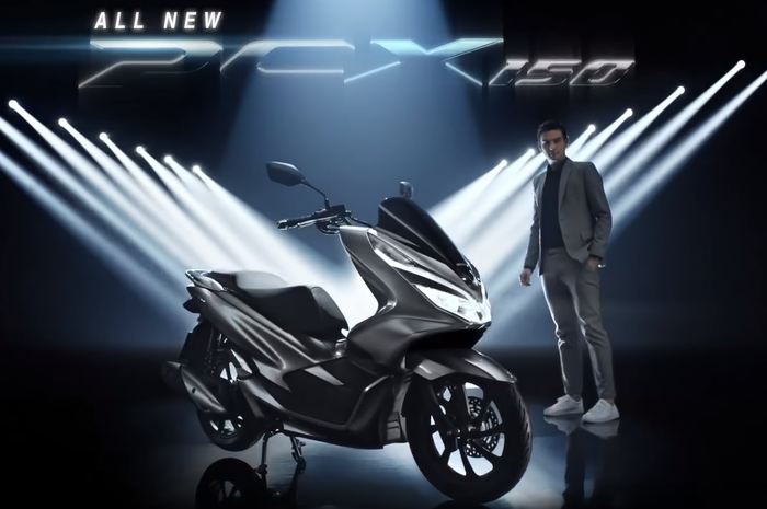 All New PCX 150 Thailand warna silver metalik