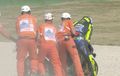 Baru Beberapa Lap, Valentino Rossi Crash di MotoGP Emilia Romagna 2020