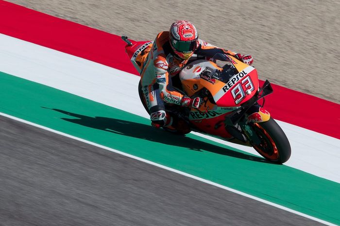  Pembalap Repsol Honda, Marc Marquez mengakui jika balapan MotoGP Italia 2019 memang berlangsung sulit