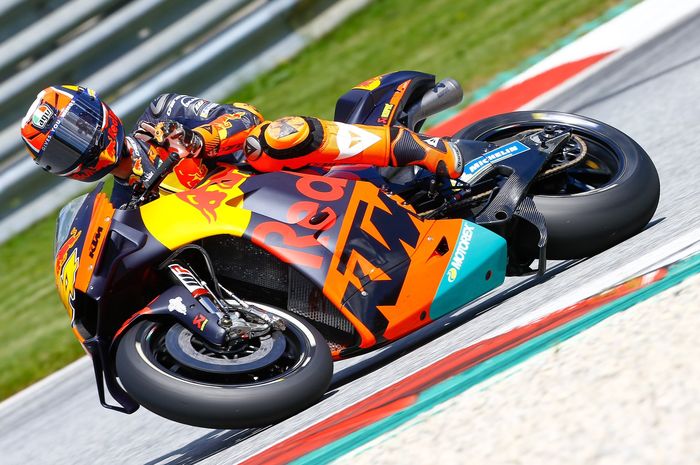 Pol Espargaro melahap 95 putaran dalam uji coba tertutup yang dilakukan KTM di sirkuit Red Bull Ring, Austria