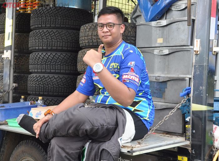 Adi Indiarto,  juara nasional co-driver dari grup M