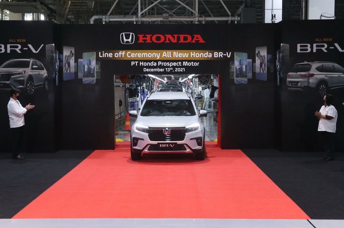 All New Honda BR-V telah resmi diproduksi.