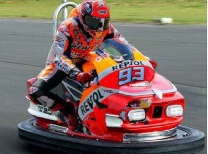 Manuver Marc Marquez di MotoGP Argentina seperti lagi main bomb-bomb car