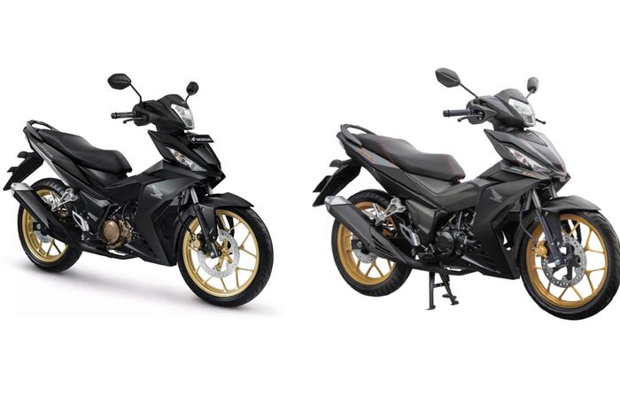 Honda supra GTR 150 (kiri) dan Winner 150 (kanan)