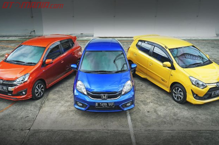 Honda Brio Satya, Daihatsu Ayla dan Toyota Agya yang bermain di segmen LCGC.