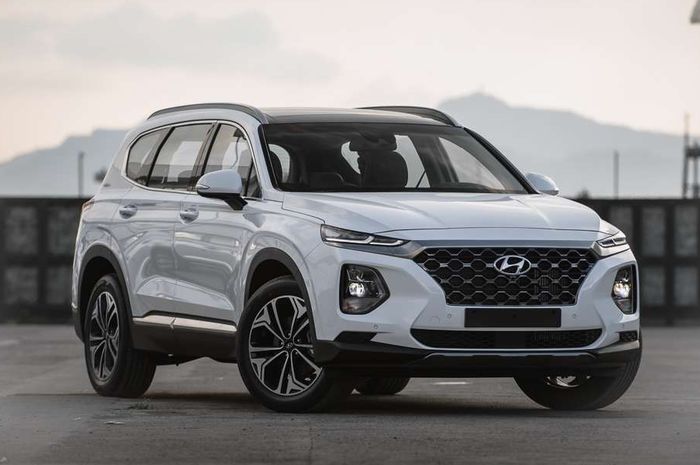 Ilustrasi Hyundai Santa Fe baru