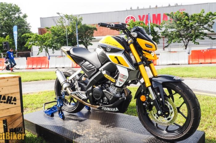 Yamaha MT-15 special version yang dipamerkan di Thailand