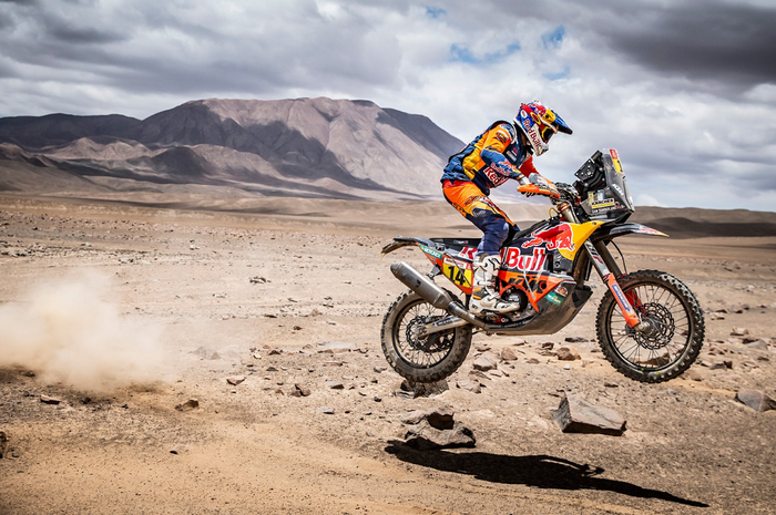 Sam Sunderland di stage 5 Reli Dakar 2019