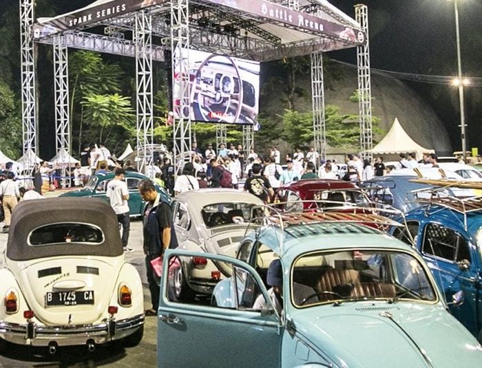 Keseruan acara Beetle Battle, Minggu (17/12/2023).