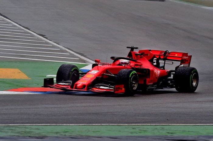 Pembalap Ferrari, Sebastian Vettel mengaku masih tidak percaya bisa finis kedua padahal start dari 20 saat balapan F1 Jerman