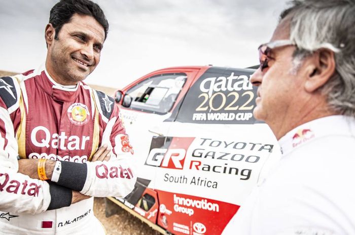 Nasser Al Attiyah dan Carlos Sainz