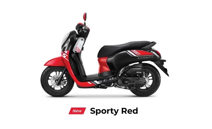 Pilihan warna baru Honda All New Scoopy tipe Sporty