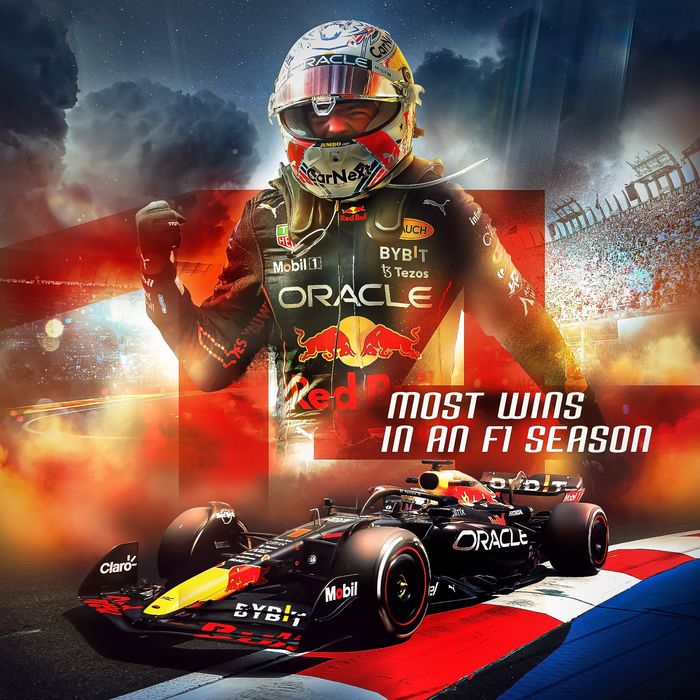 Juara F1 Meksiko 2022, Max Verstappen menjadi pembalap pertama yang meraih 14 kemenangan dalam satu musim