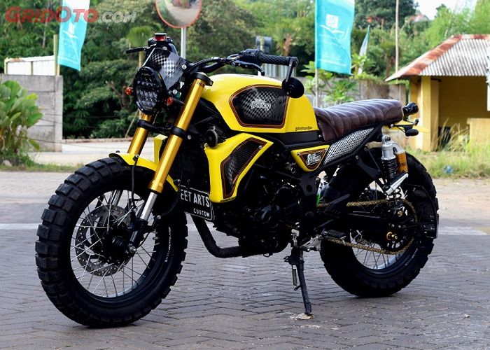 Ninja 250 modif scrambler outlet