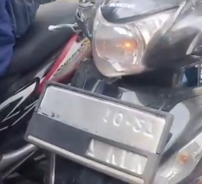 Fenomena tutup pelat nomor lagi marak. Polisi lakukan tilang manual