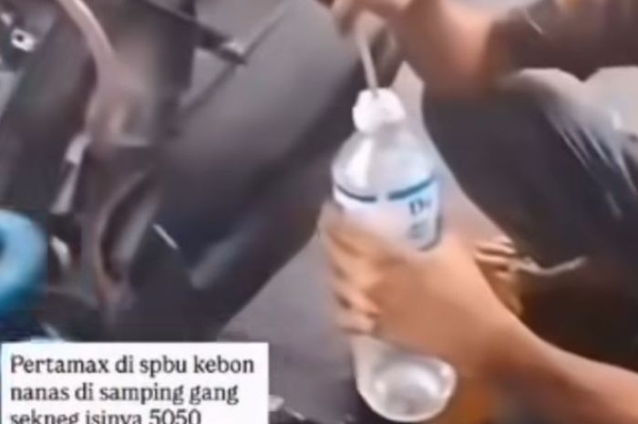 Vario 160 milik warga Tangerang mogok, diduga karena bensin tercampur air.
