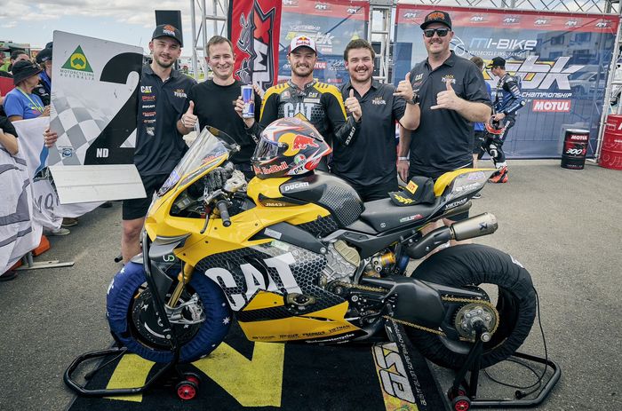 Jack Miller menempati posisi kedua sesi kualifikasi Superbike Australia 2022 di Sirkuit The Bend