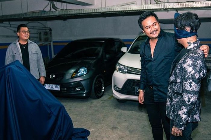 Reza Arap dapat kejutan hadiah ulang tahun Honda Supra XX