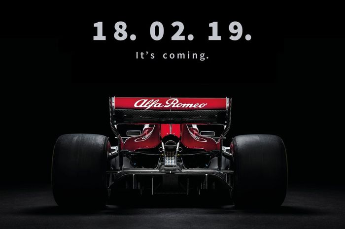 Tim Alfa Romeo Sauber jadi tim ke-5 yang mengumumkan peluncuran mobilnya untuk F1 2019