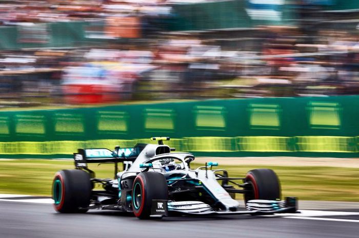 Sirkuit Silverstone, Inggris telah diaspal ulang, Pembalap Mercedes memberikan komentarnya usai tampil impresif di hari pertama F1 Inggris 2019