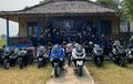 Punya Jaket Baru, Komunitas P2RT Langsung Gaspol Touring ke Pantai Sawarna