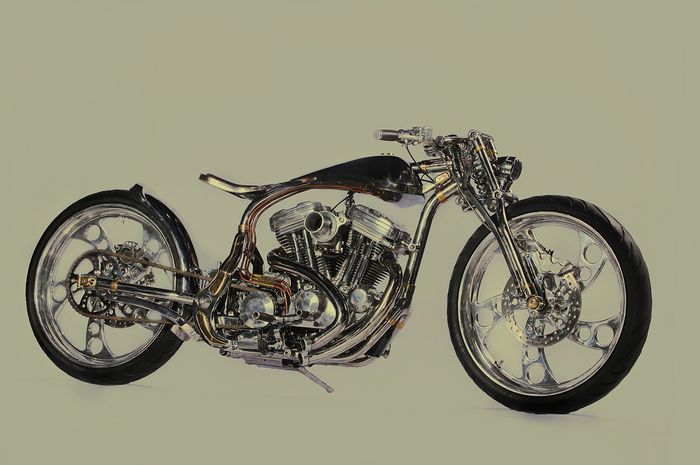 Harley-Davidson Sportster kustom dari Kromworks