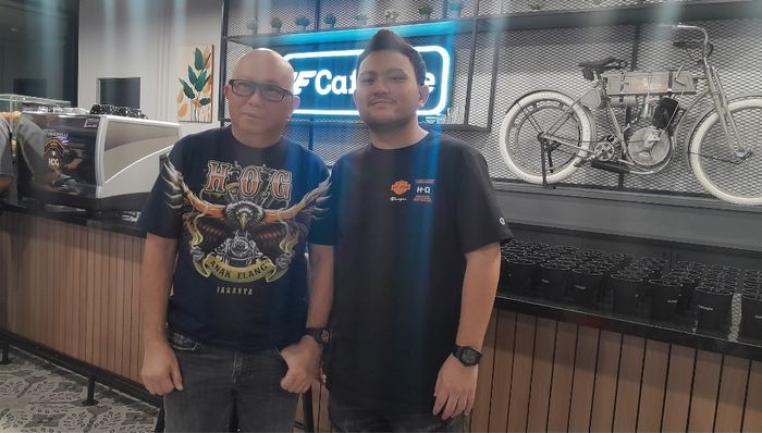 Suherli dan Raka pimpinan Anak Elang Harley-Davidson