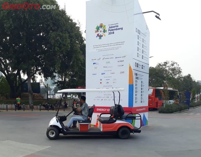 Kendaraan Buggy yang dipakai untuk Operasional Asian Games 2018