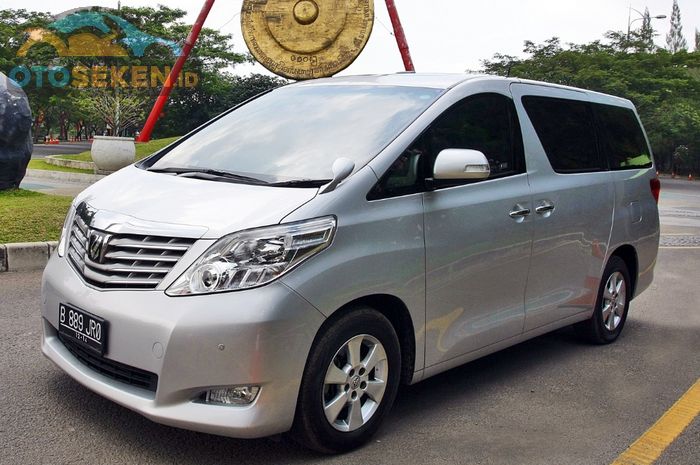 Spesifikasi dan kisaran harga Toyota Alphard tahun 2008 seken