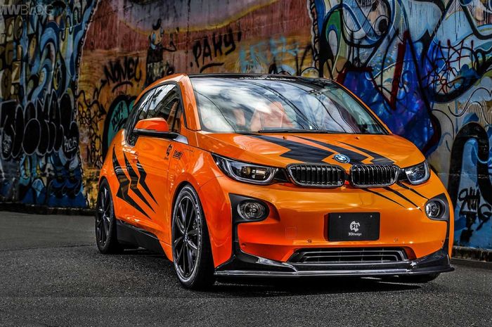 Modifikasi BMW i3 tampil agresif hasil garapan 3D Design, Jepang