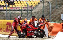 Ngeri! Terjatuh di MotoGP Portugal 2021, Jahitan Bekas Operasi di Lengan Jack Miller Sampai Lepas