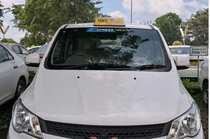 Penampakan Wuling digunakan sebagai armada taksi Express Group