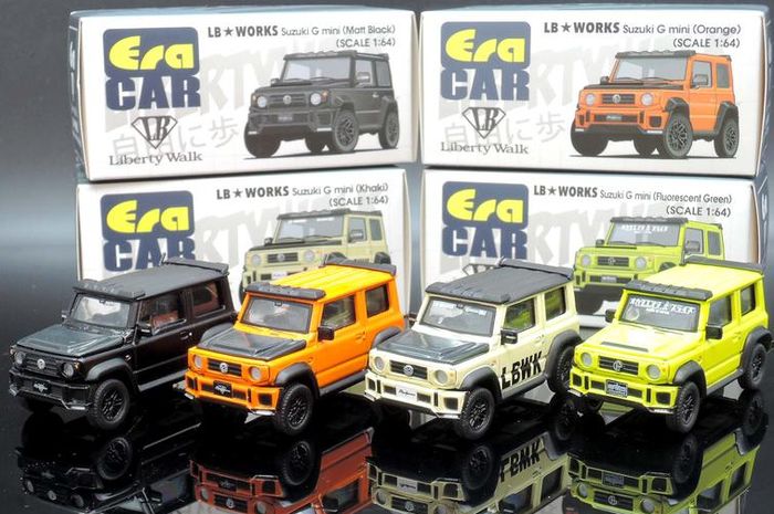 OtoToys berupa diecast Suzuki Jimny Liberty Walk punya tampang sporty ala sportscar, harganya cuma Rp 100 ribuan