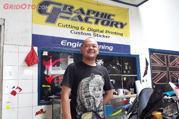  Tempat  Modifikasi Stiker Motor  Gambar Gambar Stiker