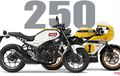 Beredar Renderan Yamaha XSR250, Tampil Atraktif dengan Striping Ala Sportbike Jadul, Mesin Serupa MT-25?