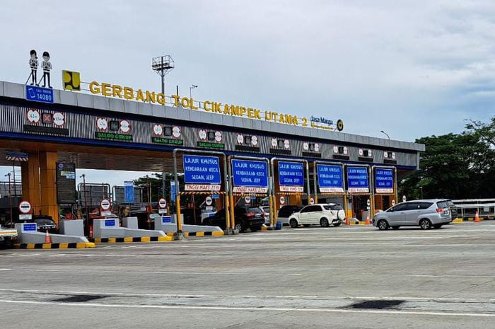 PT Jasamarga Transjawa Tol catat 83 ribu kendaraan menuju Jakarta lewat GT Cikampek Utama hingga H+1 Natal 2022. 