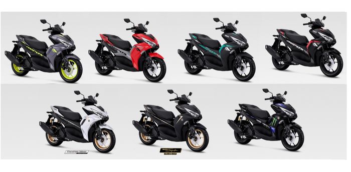 Pilihan warna Yamaha All New Aerox Indonesia