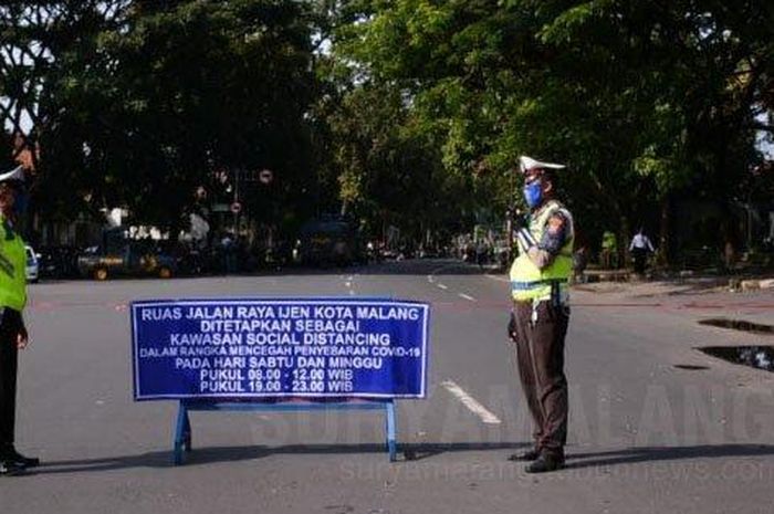 Selama Pemberlakuan PSBB di Kota Malang, kecelakaan lalu lintas diklaim menurun