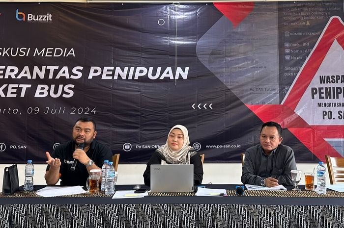 Penipuan tiket bus diungkap oleh Ikatan Pengusaha Otobus Muda Indonesia (IPOMI), merugikan banyak korban