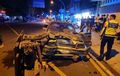 Duel Civic Vs Kayu Berjalan Jadi Tontonan, Kocar-kacir Dini Hari
