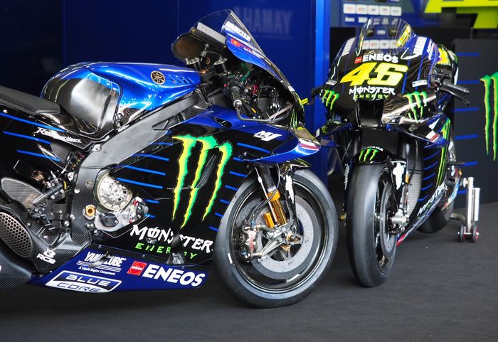 Tak banyak yang berubah dengan tampil YZR-M1, Begini Tampilan Motor Baru Tim Monster Energy Yamaha MotoGP 2020