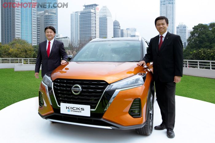 Peluncuran All New Nissan Kicks e-POWER secara virtual dari atas gedung