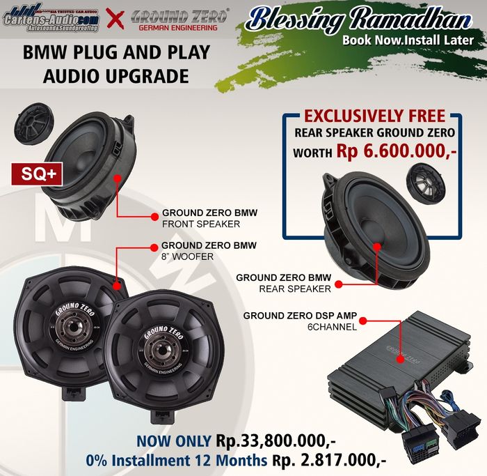 Paket plug and play BMW gratis speaker belakang