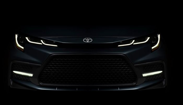 Rendering berdasarkan teaser resmi yang dirilis Toyota