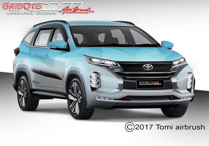 modifikasi virtual Toyota all new Rush