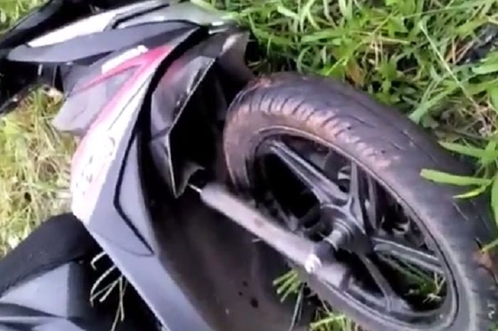 Motor Honda BeAT misterius gegerkan warga Cilodong, Depok Jabar.